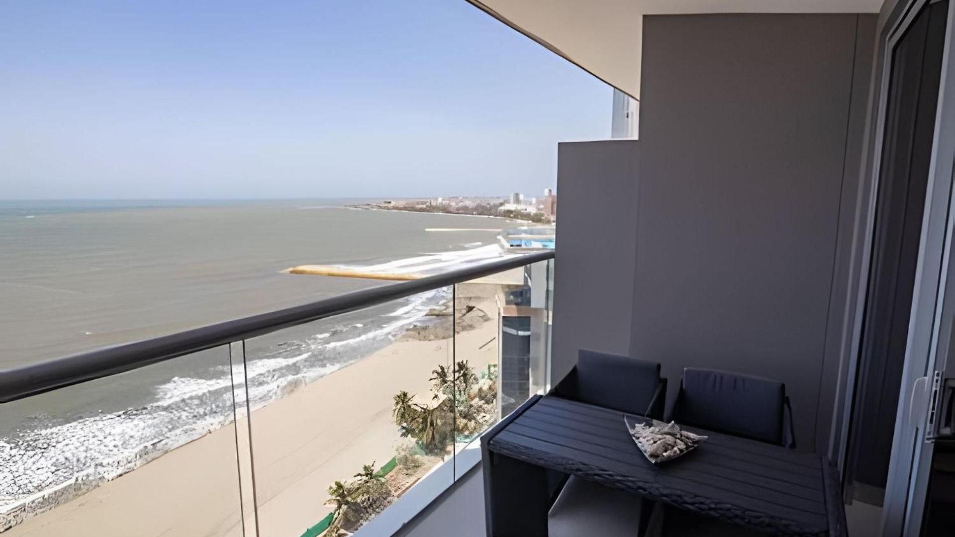 Lujoso Apto De 1 Habitación En Piso 14-morros Apartamento Cartagena