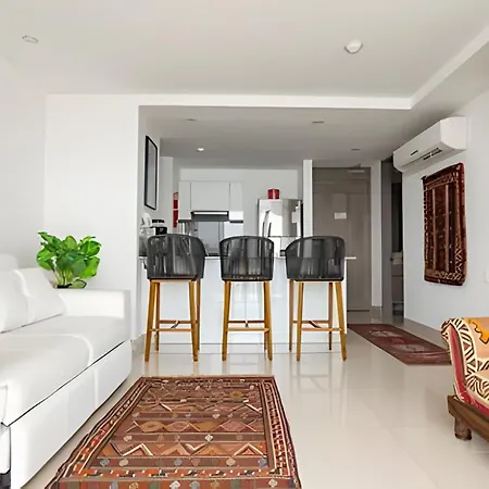 Apartment Lujoso Apto De 1 En Piso 14-morros Cartagena