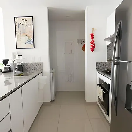 Lujoso Apto De 1 Habitación En Piso 14-morros Cartagena