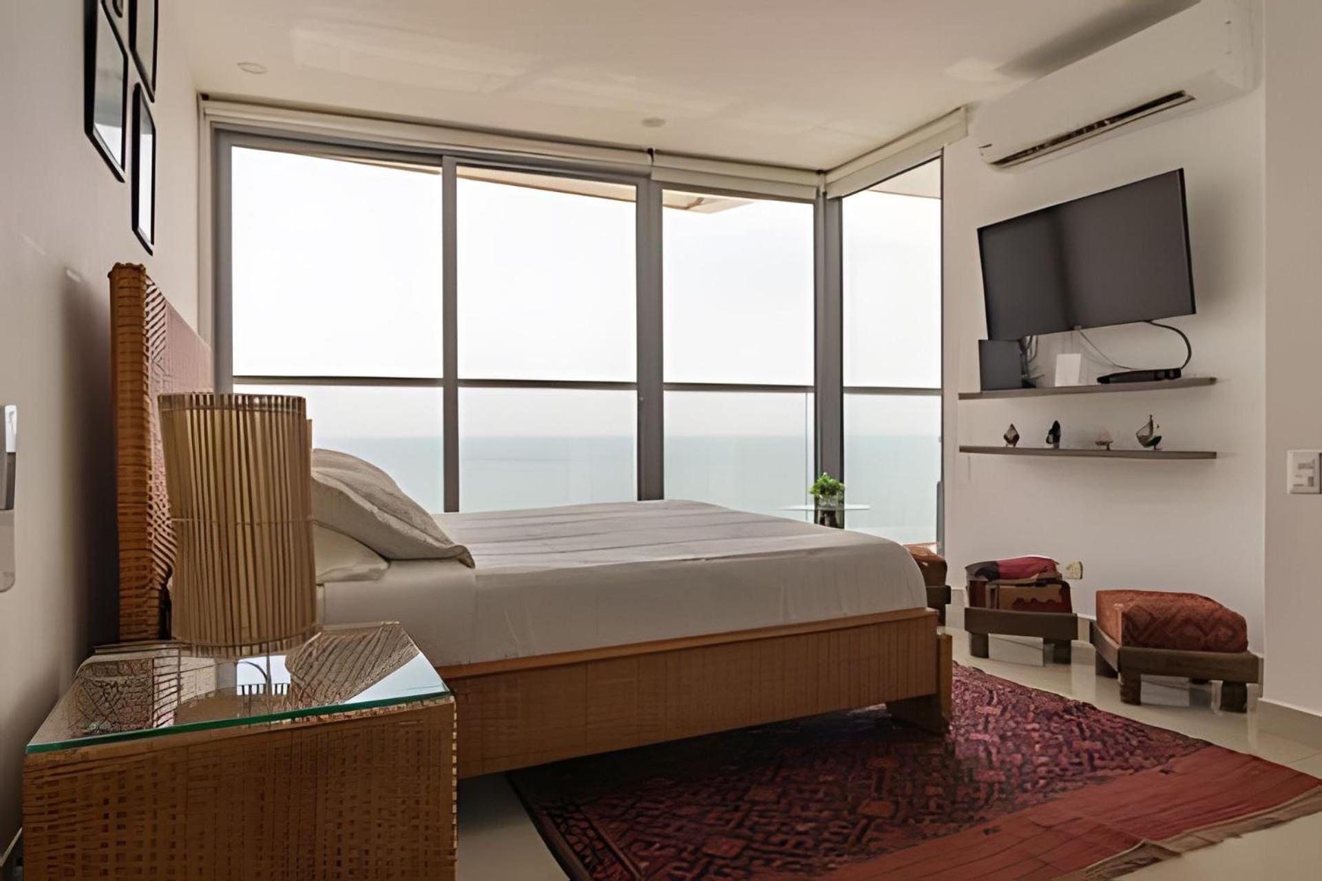 Lujoso Apto De 1 En Piso 14-morros * Cartagena